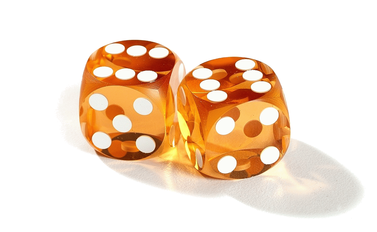 Image: a pair of 6-sided dice